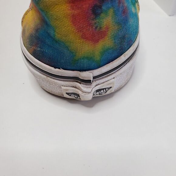 Vans Rainbow Tye Die Multicolor Classic Slip-on.Unisex Size 7.5 men size 9women - Picture 6 of 10